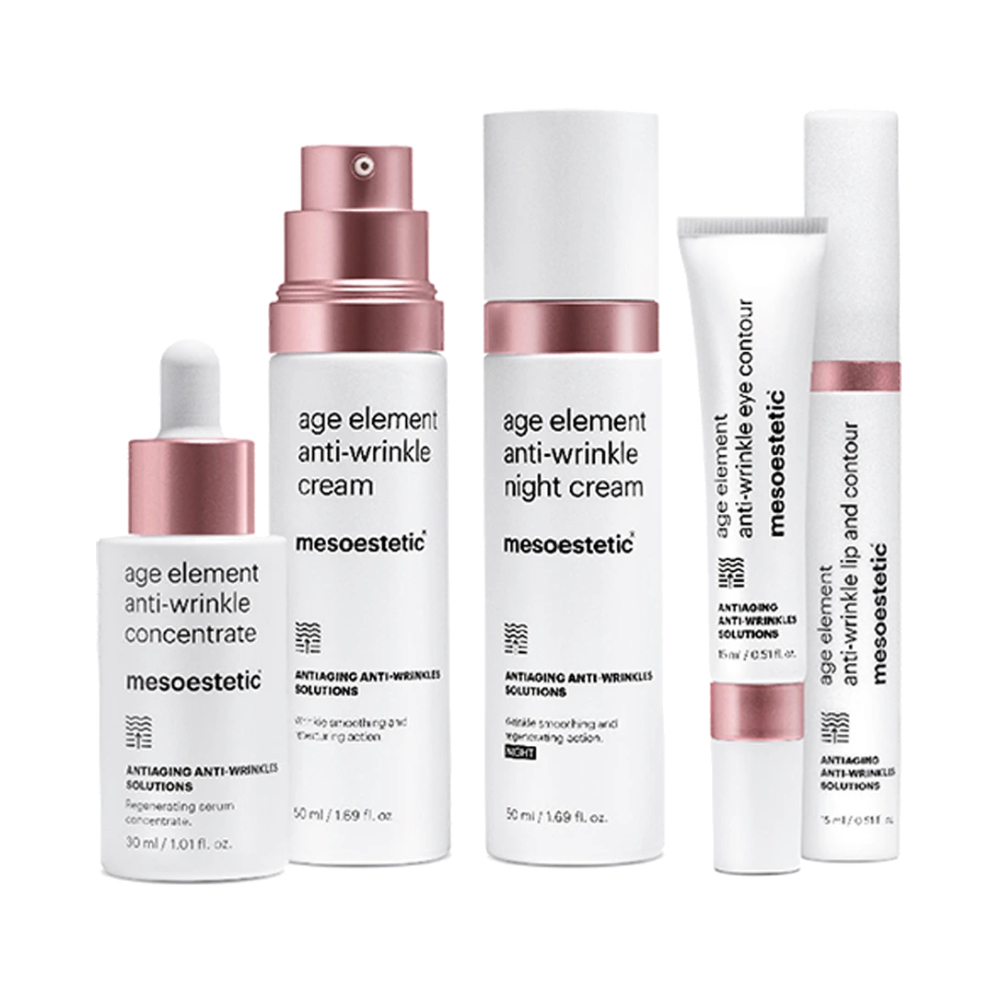 mesoestetic age element skincare collection